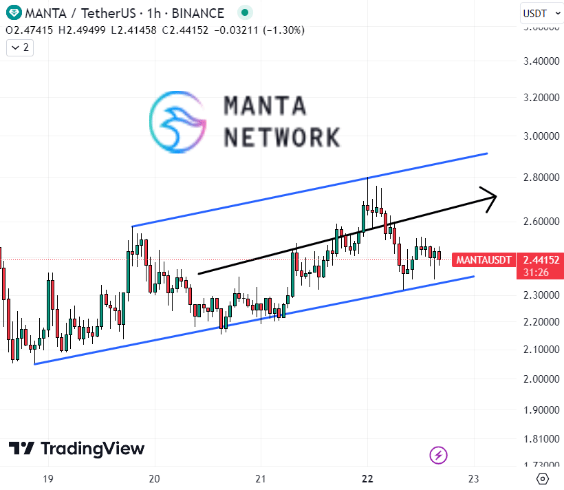 Manta Network Price Prediction as MANTA Starts Trending on CoinGecko – Next Big Thing?