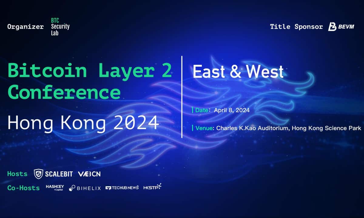 World’s First Bitcoin Layer 2 Conference to Unite East & West in Hong Kong, April 2024