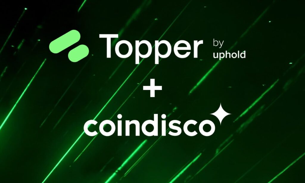 Uphold’s Topper Joins Forces with Coindisco, Streamlining Crypto Purchases for Users Globally